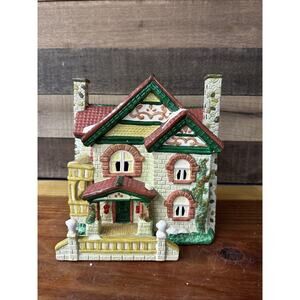 Vintage Santa's Best Christmas in the Rockies House Cabin 1995 In Box